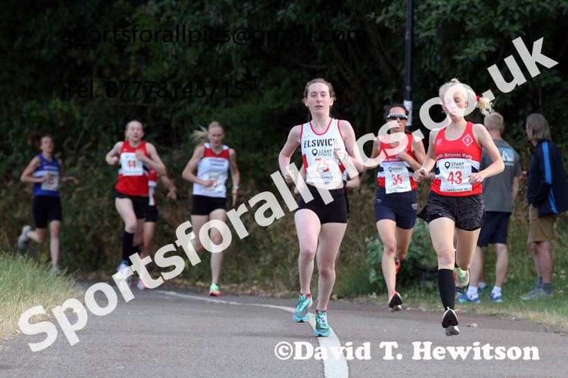 Womens 2022 Sunderland 5k Road Races, Silksworth, Sunderland, Thursday, july 21st, Photo: David T. Hewitson/Sports for All Pics